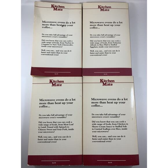 A Treasury Of Classic Microwave Recipes Vol 1-4 By Michelle A Preston 1992 - Picture 2 of 4